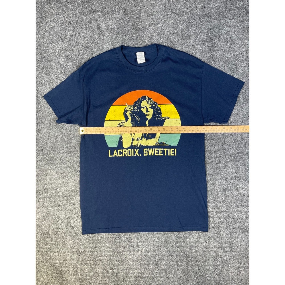 LACROIX SWEETIE Graphic Men's Medium navy blue tshirt short sleeve - Picture 7 of 8